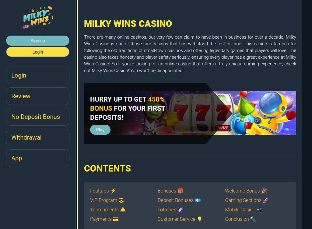 Milky Wins Casino Registration Process Explained Milky Wins Casino Registration Process Explained