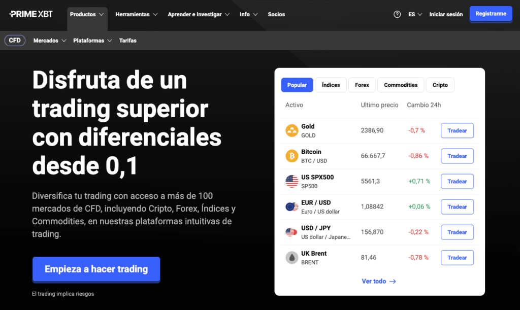 Todo lo que Necesitas Saber sobre PrimeXBT Wallet 1